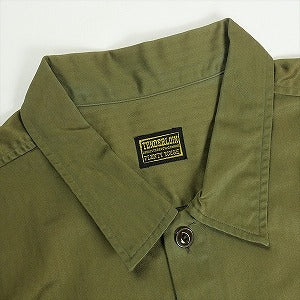 TENDERLOIN テンダーロイン T-WORK SHT S HERRINGBONE 半袖シャツ オリーブ Size 【M】 【中古品-非常に良い】 20817988