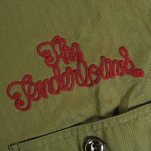 TENDERLOIN テンダーロイン T-WORK SHT S HERRINGBONE 半袖シャツ オリーブ Size 【M】 【中古品-非常に良い】 20817988