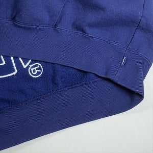 SUPREME シュプリーム 23AW Satin Applique Hooded Sweatshirt Washed Navy ボックスロゴパーカー 紺 Size 【L】 【中古品-良い】 20818083