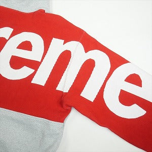 SUPREME シュプリーム 23AW Big Logo Jacquard Hooded Sweatshirt Heather Grey パーカー 灰 Size 【L】 【中古品-良い】 20818090