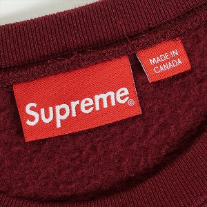 SUPREME シュプリーム 22AW Box Logo Crewneck クルーネックスウェット バーガンディー Size 【L】 【中古品-良い】 20818094