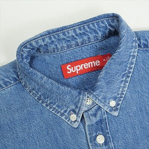 SUPREME シュプリーム 25SS Small Box Denim Shirt Washed Indigo 長袖シャツ インディゴ Size 【M】 【中古品-ほぼ新品】 20818132