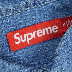 SUPREME シュプリーム 25SS Small Box Denim Shirt Washed Indigo 長袖シャツ インディゴ Size 【M】 【中古品-ほぼ新品】 20818132