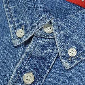 SUPREME シュプリーム 25SS Small Box Denim Shirt Washed Indigo 長袖シャツ インディゴ Size 【M】 【中古品-ほぼ新品】 20818132