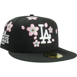 村上隆 ムラカミタカシ ×MLB World Tour Tokyo Series 2025 New Era 59Fifty Dodgers Strapback Hat キャップ 黒 Size 【7　3/8(M)】 【新古品・未使用品】 20818166