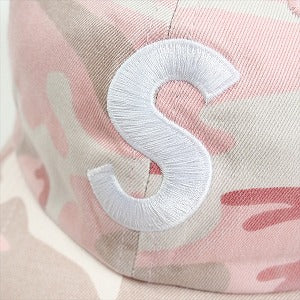 SUPREME シュプリーム 25SS Pigment Coated S Logo 6-Panel Pink Camo キャップ ピンク Size 【フリー】 【新古品・未使用品】 20818305