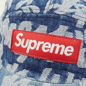 SUPREME シュプリーム 22SS Fat Tip Jacquard Denim Camp Cap Indigo キャンプキャップ インディゴ Size 【フリー】 【新古品・未使用品】 20818309