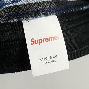 SUPREME シュプリーム 22SS Fat Tip Jacquard Denim Camp Cap Indigo キャンプキャップ インディゴ Size 【フリー】 【新古品・未使用品】 20818309