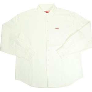 SUPREME シュプリーム 25SS Small Box Denim Shirt White 長袖シャツ 白 Size 【S】 【中古品-非常に良い】 20818325