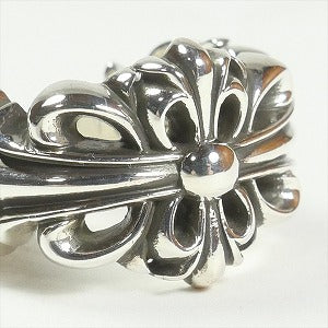 CHROME HEARTS クロム・ハーツ DBL FLORAL CROSS OPEN RING SILVER リング 銀 Size 【26】 【新古品・未使用品】 20818340