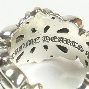 CHROME HEARTS クロム・ハーツ DBL FLORAL CROSS OPEN RING SILVER リング 銀 Size 【26】 【新古品・未使用品】 20818340