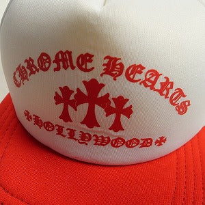 CHROME HEARTS クロム・ハーツ KING TACO TRUCKER CAP 3 CROSSES RED トラッカーキャップ 赤白 Size 【フリー】 【新古品・未使用品】 20818351