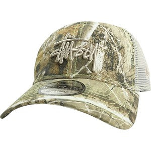 STUSSY ステューシー ×NEW ERA 9TWENTY 25SS BASIC TRUCKER CAP REAL TREE EDGE メッシュキャップ マルチ Size 【フリー】 【新古品・未使用品】 20818356