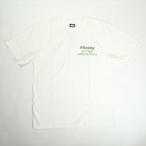 STUSSY ステューシー 25SS CALIFORNIA GROWN TEE PIGMENT DYED NATURAL Tシャツ 白 Size 【S】 【新古品・未使用品】 20818367
