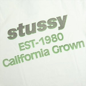 STUSSY ステューシー 25SS CALIFORNIA GROWN TEE PIGMENT DYED NATURAL Tシャツ 白 Size 【S】 【新古品・未使用品】 20818367