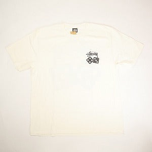 STUSSY ステューシー 25SS DICE TEE PIGMENT DYED NATURAL Tシャツ 白 Size 【L】 【新古品・未使用品】 20818374