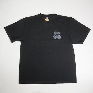 STUSSY ステューシー 25SS DICE TEE PIGMENT DYED BLACK Tシャツ 黒 Size 【XL】 【新古品・未使用品】 20818378