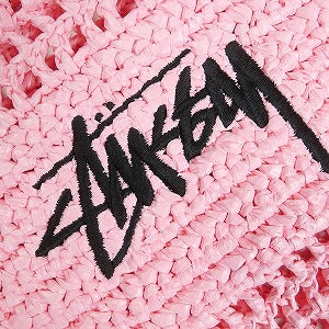 STUSSY ステューシー 25SS RAFFIA BAG LIGHT PINK トートバッグ ライトピンク Size 【フリー】 【新古品・未使用品】 20818385