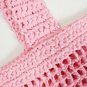 STUSSY ステューシー 25SS RAFFIA BAG LIGHT PINK トートバッグ ライトピンク Size 【フリー】 【新古品・未使用品】 20818385