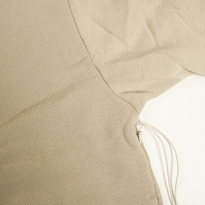 Fear of God フィアーオブゴッド ESSENTIALS Fleece Hoodie DESERT SAND パーカー サンド Size 【L】 【新古品・未使用品】 20818447
