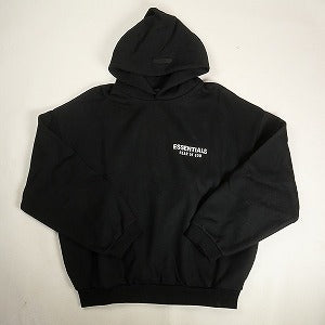 Fear of God フィアーオブゴッド ESSENTIALS Fleece Hoodie BLACK/WHITE パーカー 黒 Size 【L】 【新古品・未使用品】 20818451