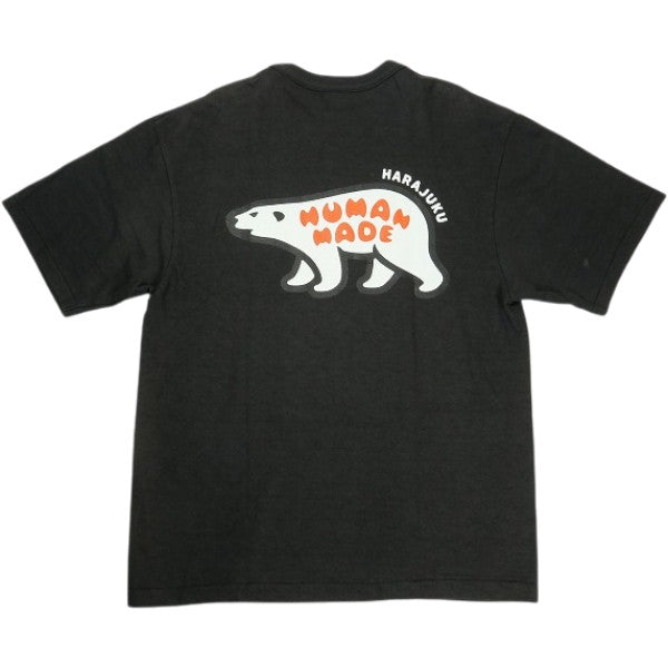 HUMAN MADE POLAR BEAR T-SHIRT XL ブラック HUMAN MADE ヒューマンメイド 24SS POCKET T-SHIRT HARAJUKU/POLAR