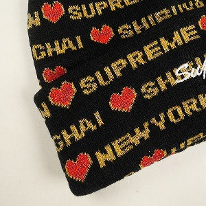 SUPREME シュプリーム 24AW Hearts Beanie Black  ビーニー 黒 Size 【フリー】 【新古品・未使用品】 20818495