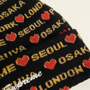 SUPREME シュプリーム 24AW Hearts Beanie Black  ビーニー 黒 Size 【フリー】 【新古品・未使用品】 20818495