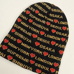 SUPREME シュプリーム 24AW Hearts Beanie Black  ビーニー 黒 Size 【フリー】 【新古品・未使用品】 20818495