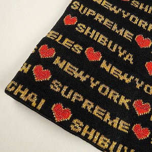 SUPREME シュプリーム 24AW Hearts Beanie Black  ビーニー 黒 Size 【フリー】 【新古品・未使用品】 20818495