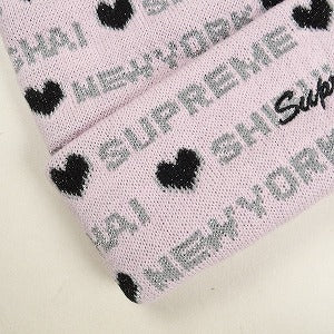 SUPREME シュプリーム 24AW Hearts Beanie Light Pink  ビーニー ピンク Size 【フリー】 【新古品・未使用品】 20818496