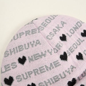SUPREME シュプリーム 24AW Hearts Beanie Light Pink  ビーニー ピンク Size 【フリー】 【新古品・未使用品】 20818496