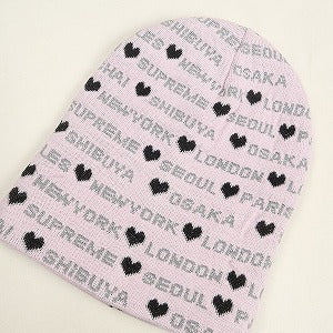 SUPREME シュプリーム 24AW Hearts Beanie Light Pink  ビーニー ピンク Size 【フリー】 【新古品・未使用品】 20818496