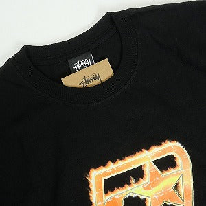 STUSSY ステューシー 25SS BLAZE TEE BLACK Tシャツ 黒 Size 【M】 【新古品・未使用品】 20818560