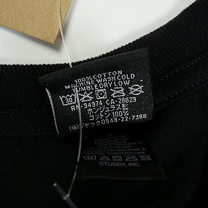 STUSSY ステューシー 25SS BLAZE TEE BLACK Tシャツ 黒 Size 【M】 【新古品・未使用品】 20818560
