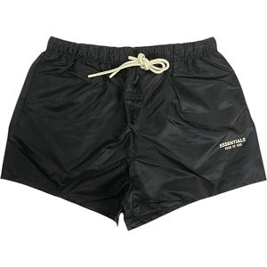Fear of God フィアーオブゴッド ESSENTIALS Running Short C Jet Black ナイロンショーツ 黒 Size 【L】 【新古品・未使用品】 20818564