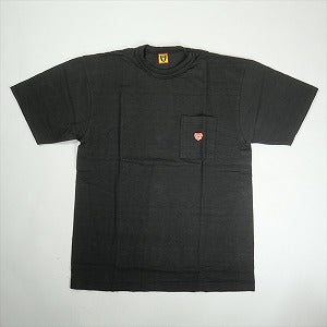 HUMAN MADE ヒューマンメイド 24W POCKET T-SHIRT BLACK HM28CS031 バックハートロゴTシャツ 黒 Size 【L】 【新古品・未使用品】 20818576