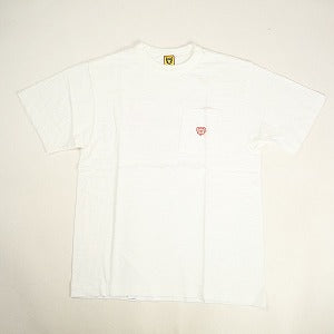 HUMAN MADE ヒューマンメイド 24AW POCKET T-SHIRT WHITE HM28CS031 バックハートロゴTシャツ 白 Size 【XXXL】 【新古品・未使用品】 20818580