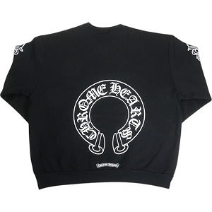 CHROME HEARTS クロム・ハーツ HORSESHOE CREW SWEAT BLACK クルーネックスウェット 黒 Size 【L】 【新古品・未使用品】 20818585