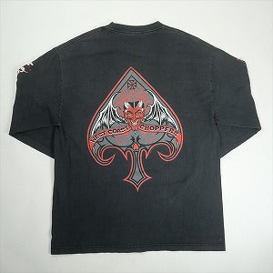 VINTAGE ヴィンテージ Weat Coast Choppers Devil Red Logo LS Tee ロンT 黒 Size 【XL】 【中古品-良い】 20818589