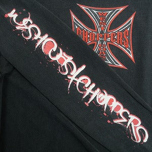VINTAGE ヴィンテージ Weat Coast Choppers Devil Red Logo LS Tee ロンT 黒 Size 【XL】 【中古品-良い】 20818589