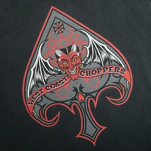VINTAGE ヴィンテージ Weat Coast Choppers Devil Red Logo LS Tee ロンT 黒 Size 【XL】 【中古品-良い】 20818589