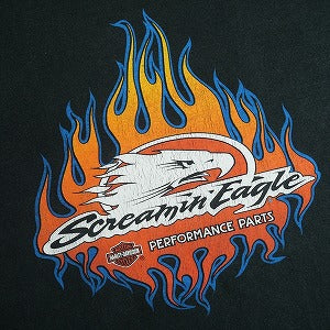 VINTAGE ヴィンテージ Harley Davidson Screaming Eagle LS Tee ロンT 黒 Size 【L相当】 【中古品-良い】 20818593