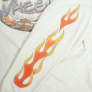 VINTAGE ヴィンテージ Harley Davidson Hell on Wheels LS Tee ロンT 白 Size 【L】 【中古品-良い】 20818594