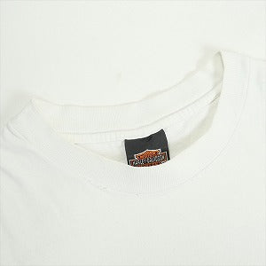 VINTAGE ヴィンテージ Harley Davidson Blue Flame Eagle LS Tee ロンT 白 Size 【XL】 【中古品-良い】 20818595