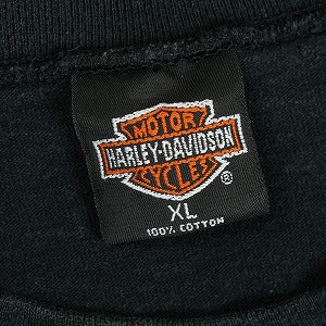 VINTAGE ヴィンテージ Harley Davidson Shooting Blue Flame LS Tee ロンT 黒 Size 【XL】 【中古品-良い】 20818598