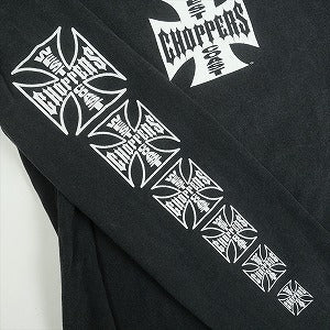 VINTAGE ヴィンテージ Weat Coast Choppers Iron Cross LS Tee ロンT 黒 Size 【L相当】 【中古品-良い】 20818599