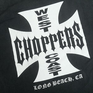 VINTAGE ヴィンテージ Weat Coast Choppers Iron Cross LS Tee ロンT 黒 Size 【L相当】 【中古品-良い】 20818599