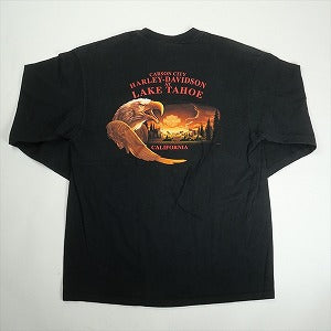 VINTAGE ヴィンテージ Harley Davidson Red Blade LS Tee ロンT 黒 Size 【L】 【中古品-良い】 20818601