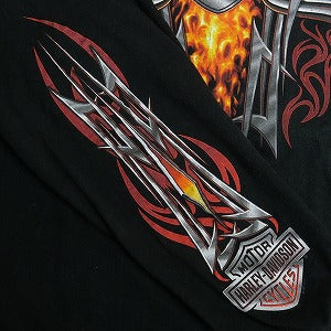 VINTAGE ヴィンテージ Harley Davidson Red Blade LS Tee ロンT 黒 Size 【L】 【中古品-良い】 20818601